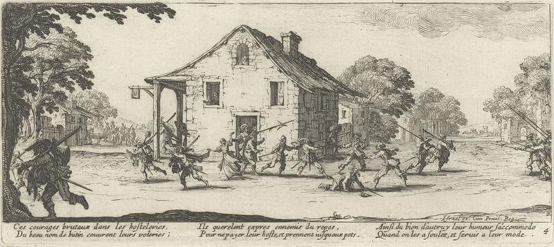 raid from the miseries and misfortunes of war by jacques callot